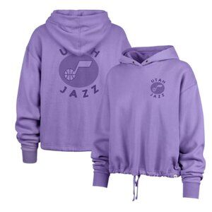 NBA Utah Jazz Hoodie Sweatshirt Purple Women’s Size XL Basketball Fan Gear